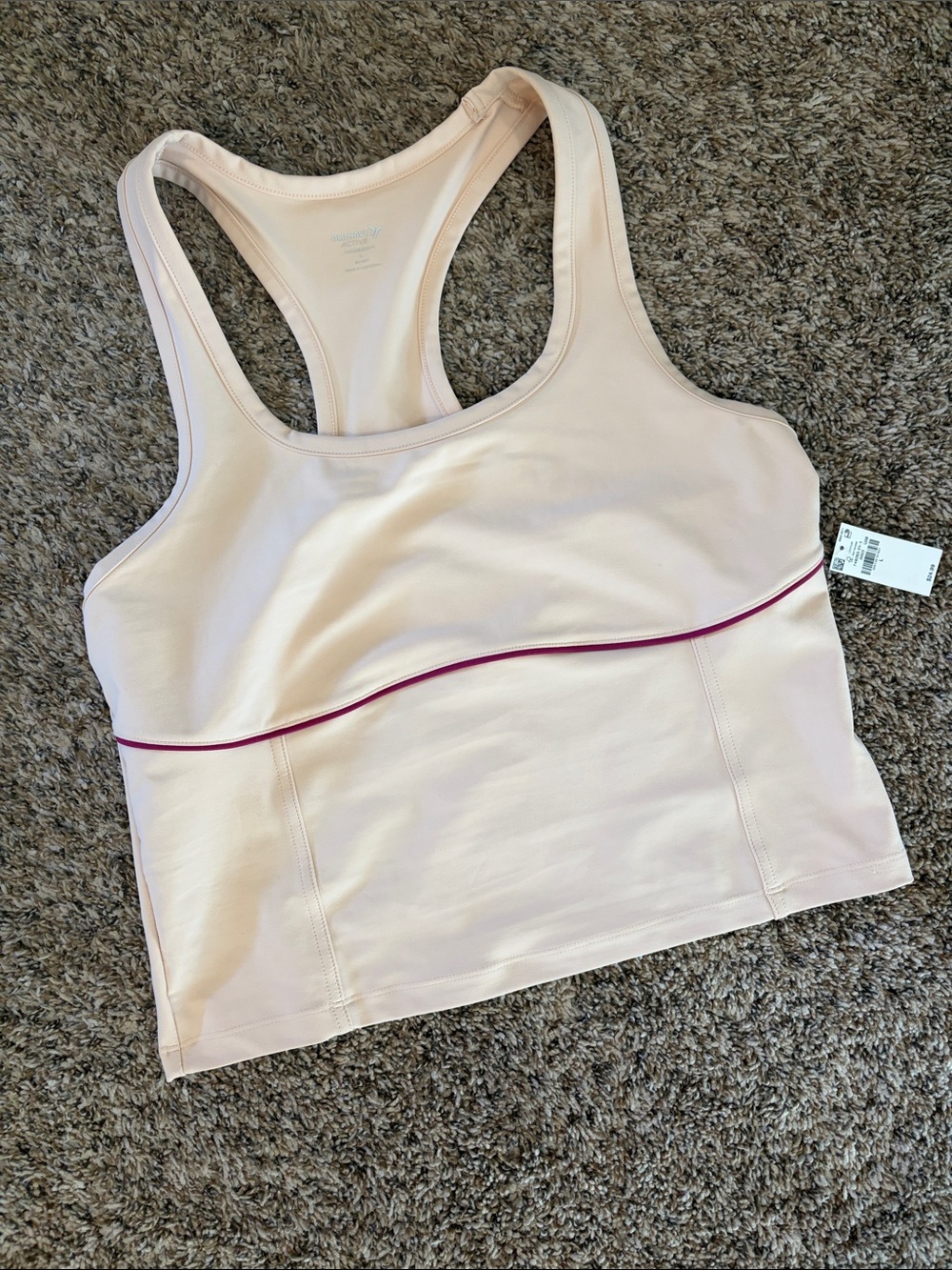 Old navy cropped active tank top